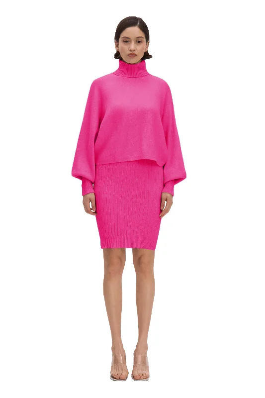 Extra Discounts Set Sweater & Dress Stellar Harmony Pink
