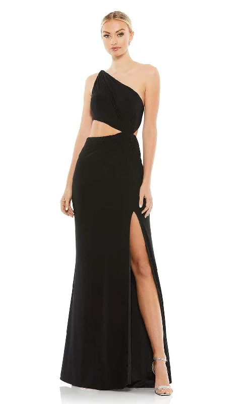 Today Only Ieena Duggal - 70244I One Shoulder Cutout High Slit Dress