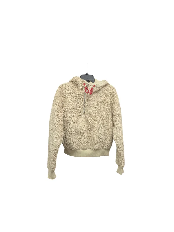Now or Never Athletic Sweatshirt Hoodie By Lululemon In Tan, Size: 6