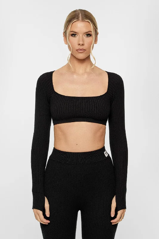 LUXKNIT™ Square Neck Long Sleeve