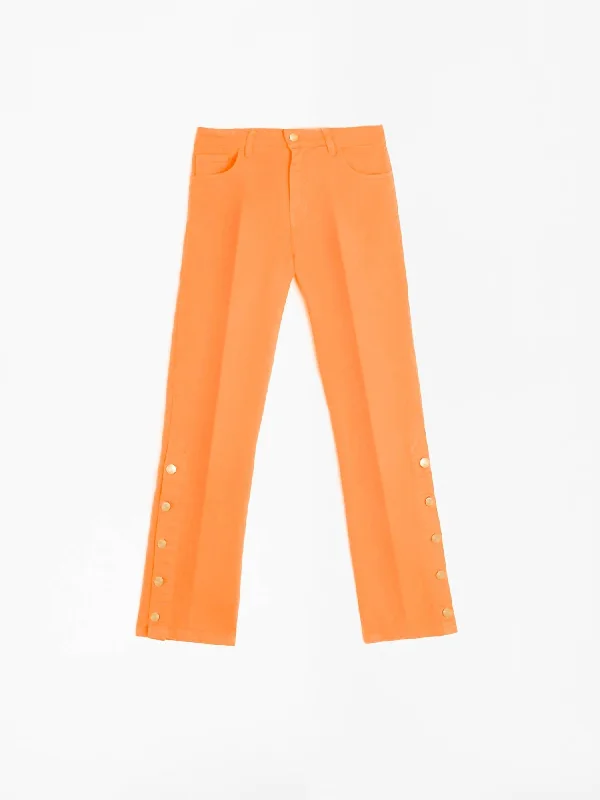 Trouser Fabiola Denim Light In Orange Fab