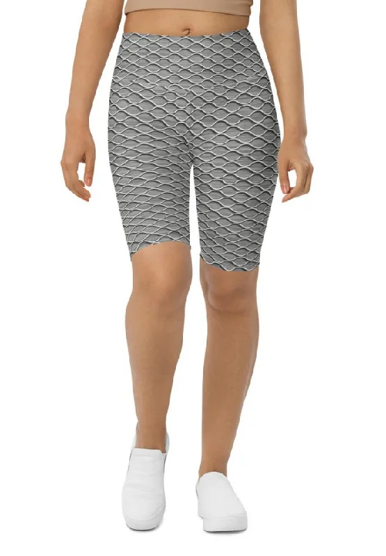 Anti Cellulite Pattern Biker Shorts