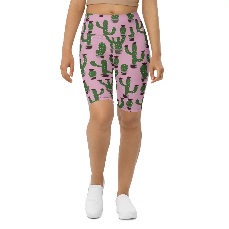 Cactus Love Biker Shorts