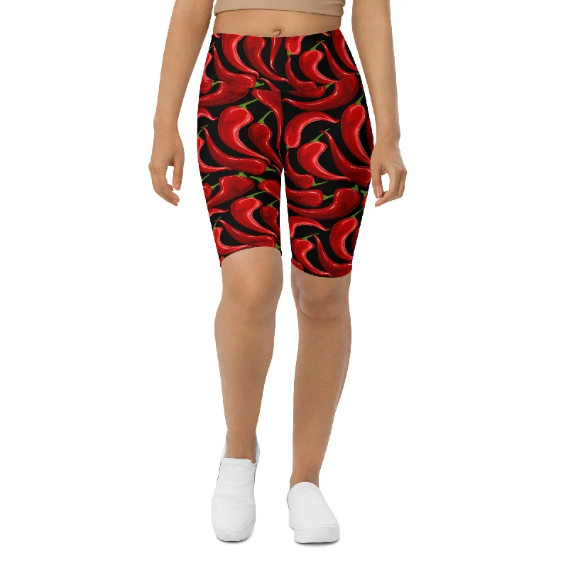 Chilli Pepper Biker Shorts